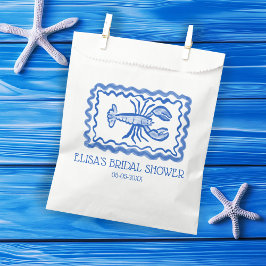 Bolsa De Papel LoveNotes from Sea Lobster PERSONALIZADO Bridal Sh