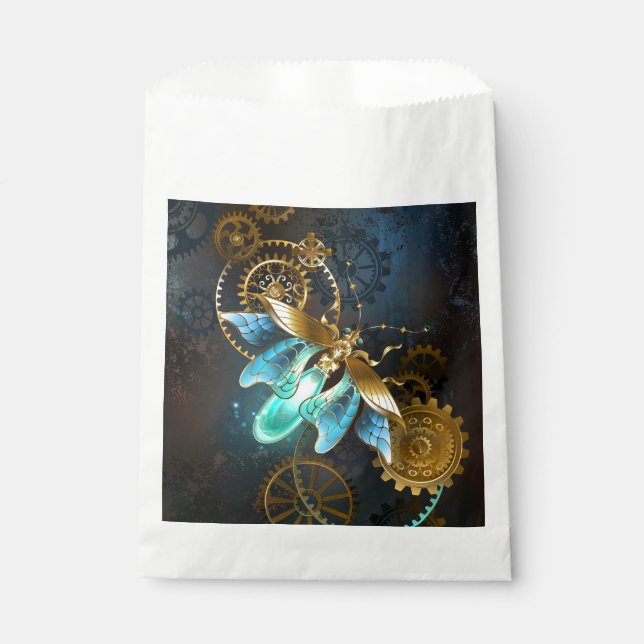 Bolsa De Papel Luciérnaga de Steampunk (Anverso)