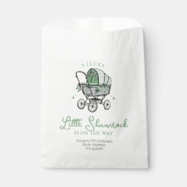 Bolsa De Papel Lucky Little Shamrock St Patrics Baby Shower
