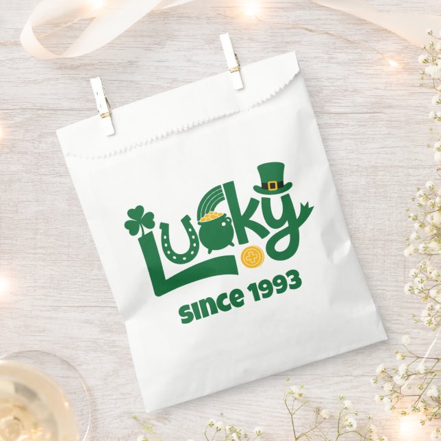 Bolsa De Papel Lucky since Year (Cortado)