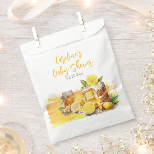 Bolsa De Papel Luscious Lemon Cake Ginger Tea Baby Shower