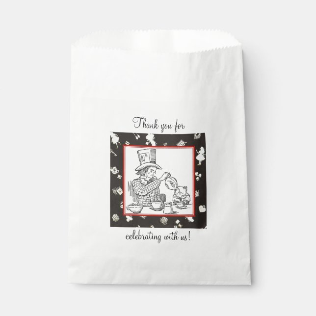 Bolsa De Papel Mad Hatter and Dormouse (Anverso)