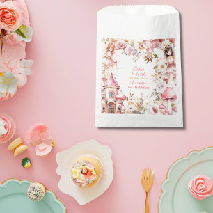 Bolsa De Papel Magical Fairy Floral Garden Pixie 1º cumpleaños