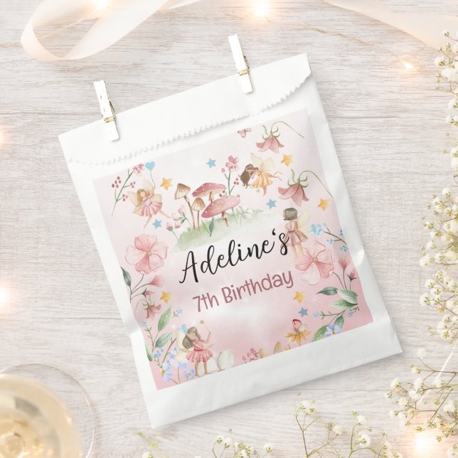 Bolsa De Papel Magical Fairy Party Favor Bags (Cortado)