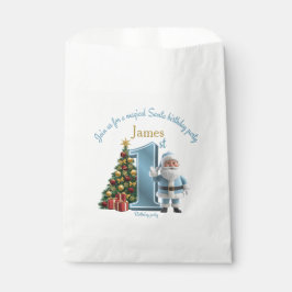 Bolsa De Papel Magical Santa Birthday Invitation – 1st Birthday