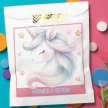 Magnífico cumpleaños de niños de unicornio pastel