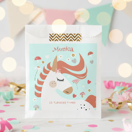 Bolsa De Papel Magnífico cumpleaños de niños unicornios