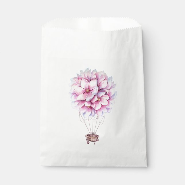 Bolsa De Papel Magnolia Floral (Anverso)