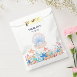 Bolsa De Papel Majestic Pearl Under Sea Baby Shower