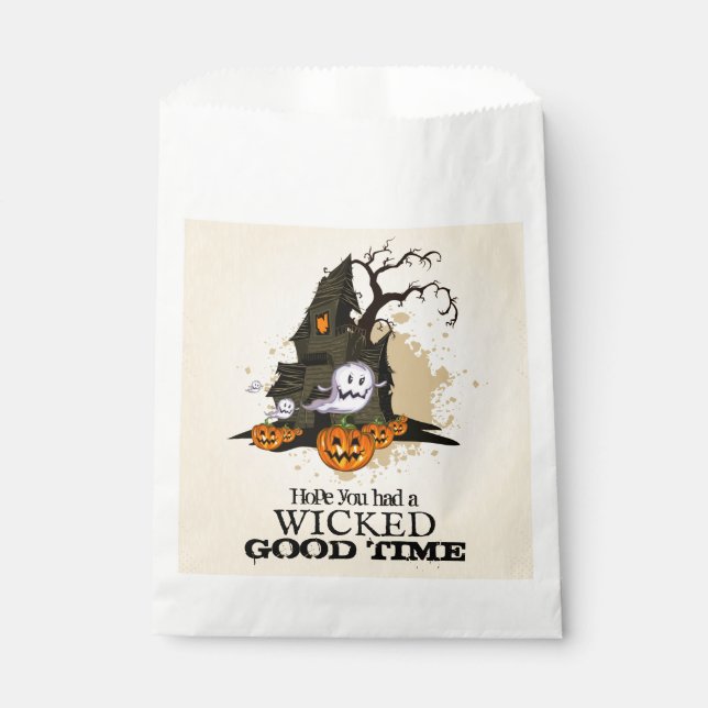 Bolsa De Papel Malvado buen momento Halloween Halloween (Anverso)