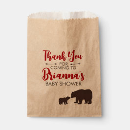 Bolsa De Papel Mama Bear Baby Shower Gracias Por Favor De Las Bol