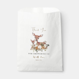 Bolsa De Papel mama venado y bebé venado