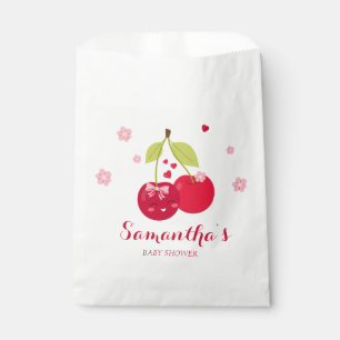 Bolsa De Papel Mamáes Cherie Cherry Pink Coquette Chica Baby Show