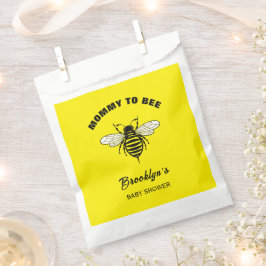 Bolsa De Papel Mami To Bee Baby Shower Black Guay Stylish