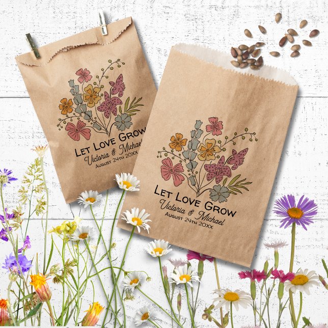 Bolsa De Papel Mano del paquete de semillas de flores silvestres  (Subido por el creador)