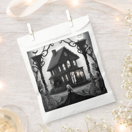 Bolsa De Papel Mansión Ghostly Chica y Haunted