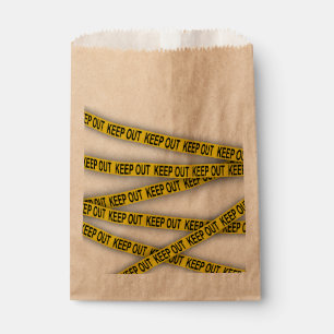 Bolsa De Papel Manténgase fuera, manténgase alejado, no cruce cin