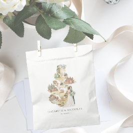 Bolsa De Papel Mapa de Bodas de acampada | Bolsa de bienvenida