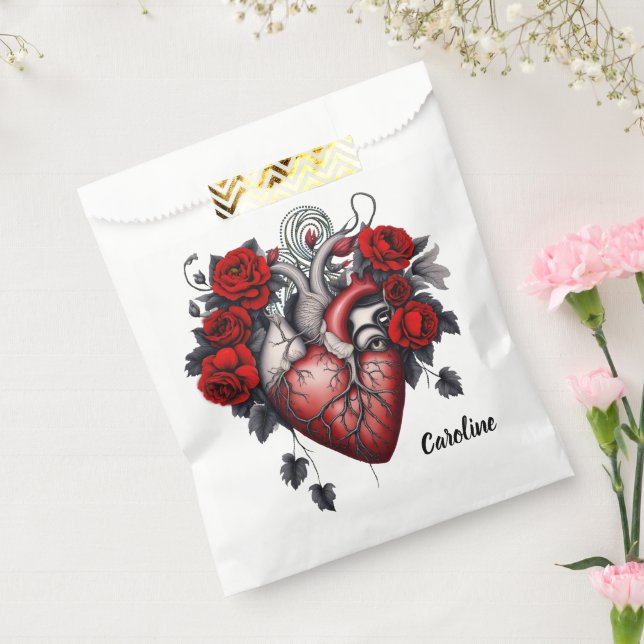 Bolsa De Papel Maravilloso corazón gótico victoriano (Sellado)