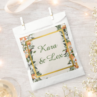 Bolsa De Papel Maravillosos melocotones y coloridos