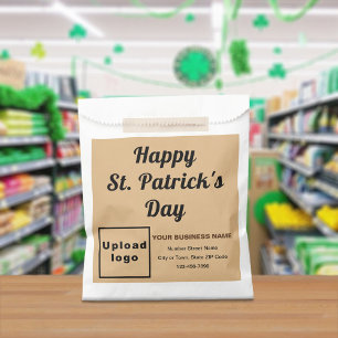 Bolsa De Papel Marca de negocios marrón claro, Día de San Patrici