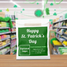 Bolsa De Papel Marca de negocios verde, Día de San Patricio, Bols