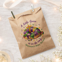 Bolsa De Papel Mardi Gras Baby Girl Kraft