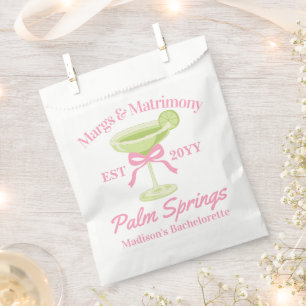 Bolsa De Papel Margs y Matrimonio Margaritas Fiesta de Despedida 