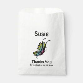 Bolsa De Papel Mariposa Gracias