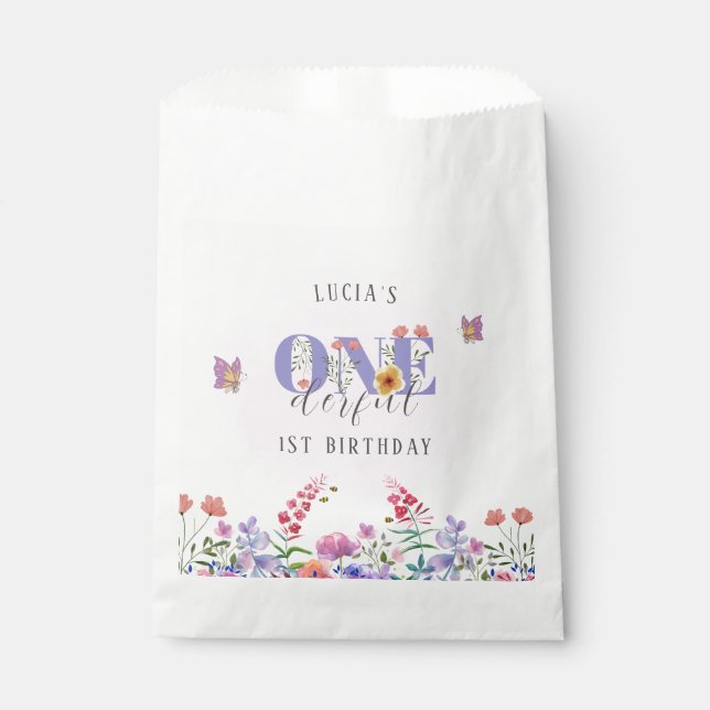 Bolsa De Papel Mariposa Y Abejas Maravillosas (Anverso)