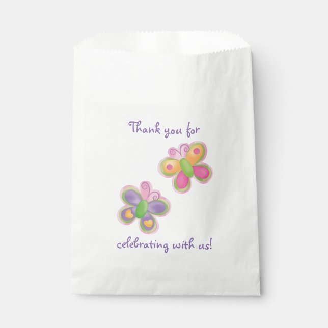 Bolsa De Papel Mariposas (Anverso)