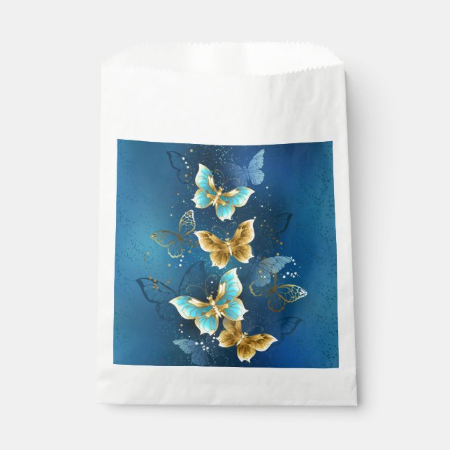 Bolsa De Papel Mariposas doradas (Anverso)