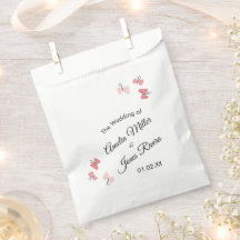 Mariposas rosadas Jardín Romántico Boda simple