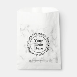 Bolsa De Papel Mármol blanco