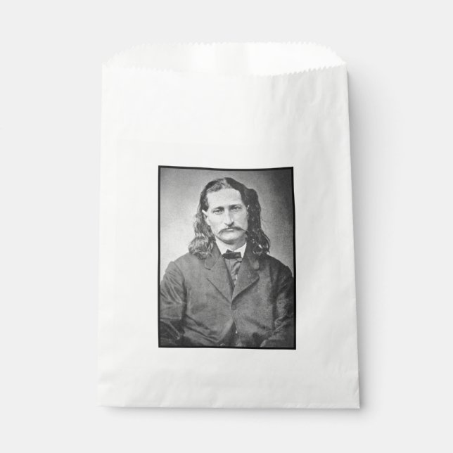 Bolsa De Papel Marshal Wild Bill Hickok Antiguo Cañero Occidental (Anverso)