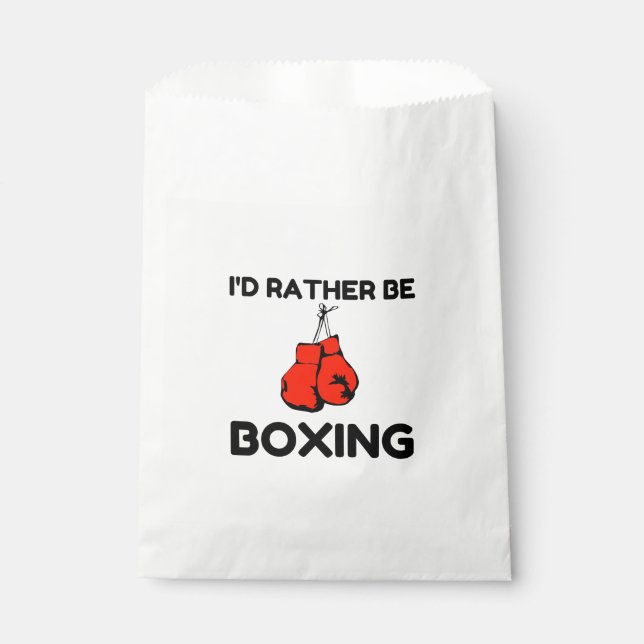 BOLSA DE PAPEL MÁS BIEN SER BOXEO (Anverso)