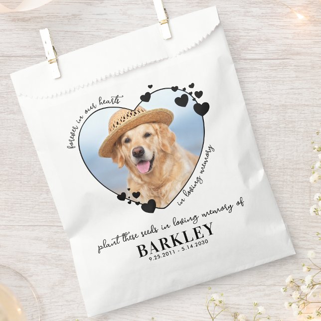 Bolsa De Papel Mascota Memorial Seed Packet Heart Personalizado D (Subido por el creador)