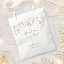 Bolsa De Papel Matrimonio de campo Rosa salvaje