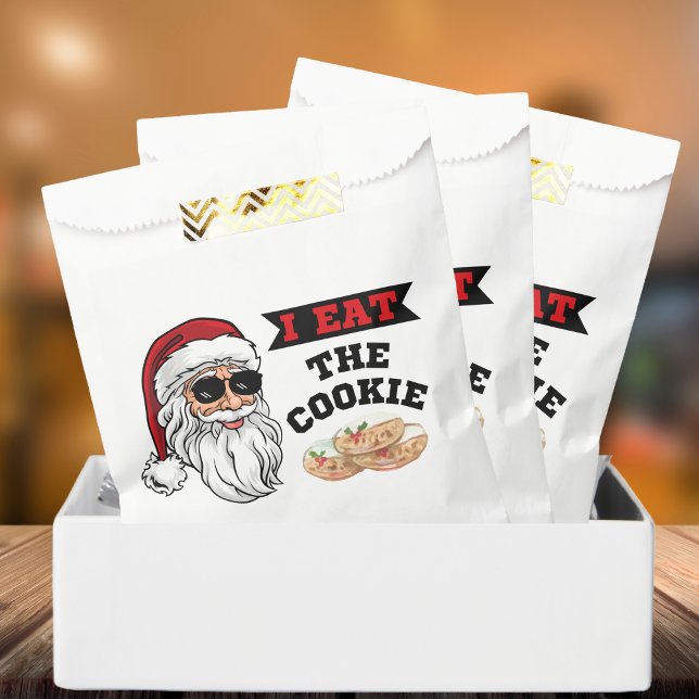 Bolsa De Papel Me Comí Los Famosos Chistes De Santa Navidades De  (I Eat The Cookie Funny Dirty Joke Santa Christmas Favor Bag)