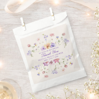 Bolsa De Papel Me Da Butterfles Ducha Morada Bridal