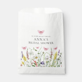 Bolsa De Papel Me Da Mariposas Flores Ducha Bridal