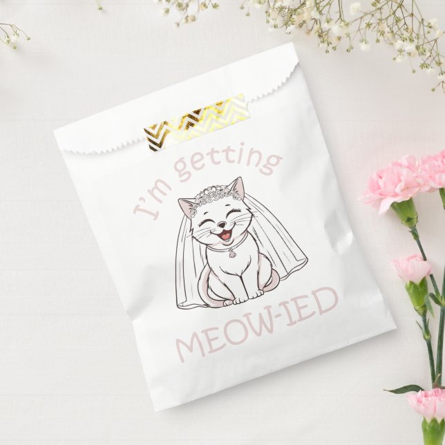 Bolsa De Papel ¡Me estoy casando con un gato! (Sellado)