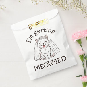 Bolsa De Papel ¡Me estoy casando con un gato!