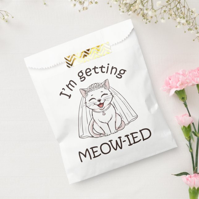Bolsa De Papel ¡Me estoy volviendo Meow-ied! (Sellado)