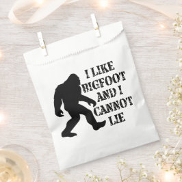 Bolsa De Papel Me gusta Bigfoot y no puedo mentir