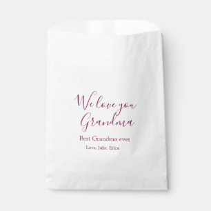 Bolsa De Papel mejor abuela jamás abuelos foto regalos clásicos