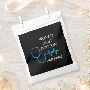 Bolsa De Papel Mejor Doctor del Mundo Agradecimiento Mejor Médico