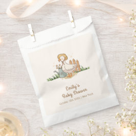 Bolsa De Papel Meodow Vintage Little Duckling Garden Baby Shower