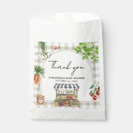 Bolsa De Papel Mercado de agricultores Baby Shower de producción 