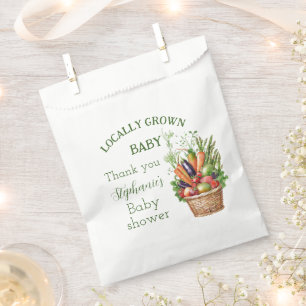 Bolsa De Papel Mercado de agricultores para baby shower de produc